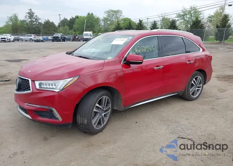 2018 Acura Mdx Advance Entertainment Pkgs из США, поврежденный, VIN 5J8YD3H9XJL004635